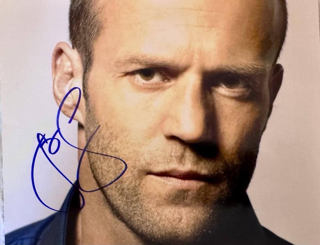 Jason Stratham signed 8x10 - Beckett COA